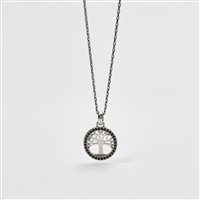 Collana Mabina Uomo Life Time in Argento Zircone 553472 - 553472